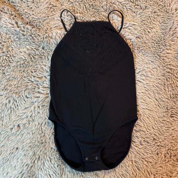 Free People Intimately Seamless Solstice Black Bodysuit M/L - Picture 7 of 11